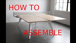 The Good Mod Ping Pong Table Assembly Video
