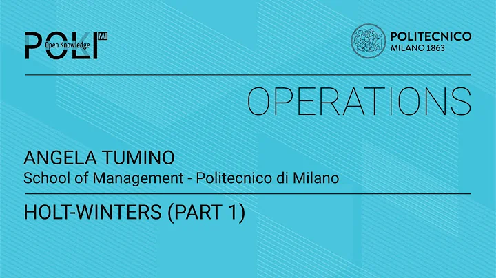 Holt-Winters (part 1) (Angela Tumino)
