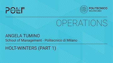 Holt-Winters (part 1) (Angela Tumino)