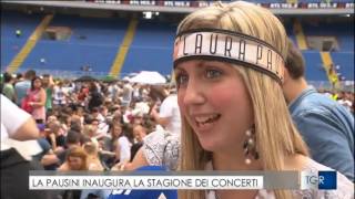 Laura Pausini Milano San Siro TG3 4 giugno 2016