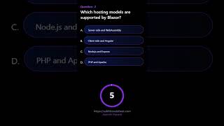 Which hosting models are supported by Blazor