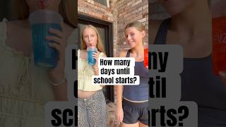 How many days until school starts? #shorts #fyp #fiiz #fiizdrinks