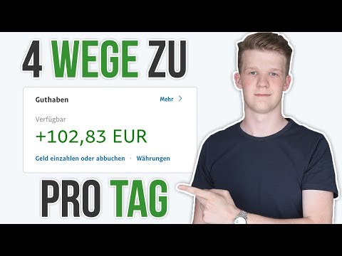 TOP 4 Wege zu 100€ PRO TAG als Anfänger ? (Ohne Vorwissen/Startkapital)