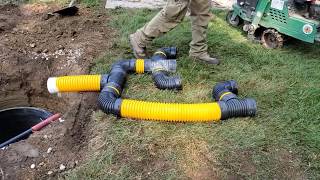 How To Build a Leach Field for Yard Drainage Systems  Episode 3/5