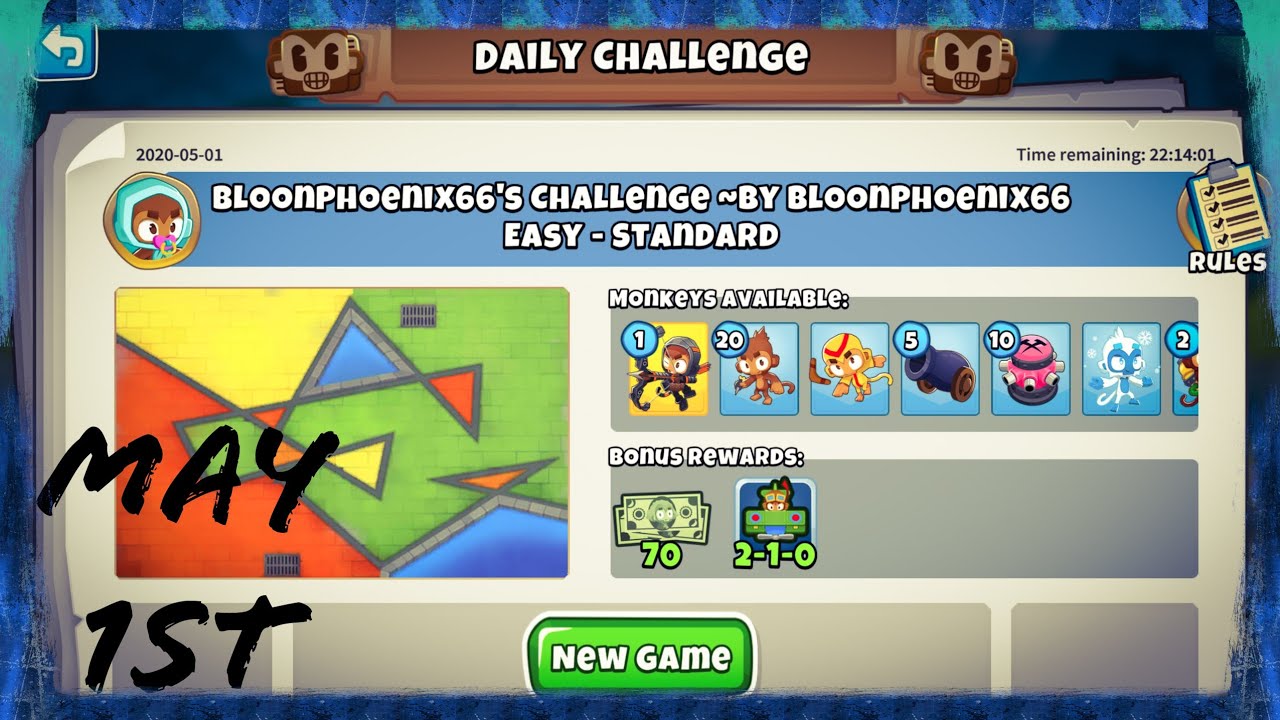 Bloons Td 6 Daily Challenge
