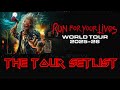IRONMAIDEN 2025 SETLIST Run For Your Lives World Tour