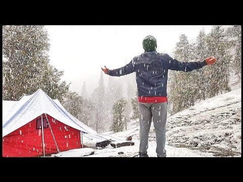 Snow fall in Manali WhatsApp status   Ishq wala love song   Snowfall  Manali  SnowTrek