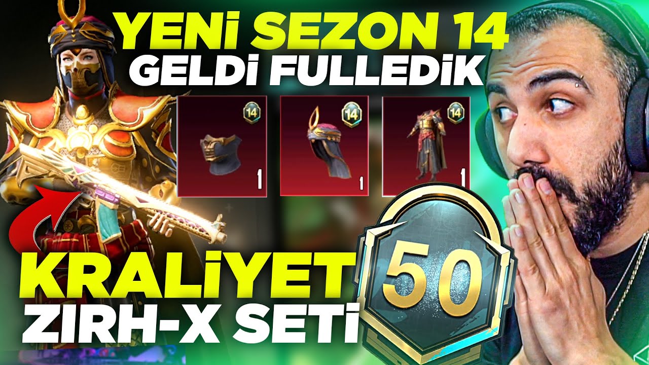 YENİ SEZON 14 GELDİ FULLEDİK!! 😮 DİRİLİŞ ERTUĞRUL ZIRH-X SETİ EFSANE!! | PUBG MOBILE