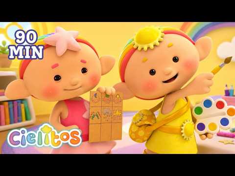90-Minute Back to School Refresher! 🎒 | Cloudbabies Colours, Weather & Fun Learning