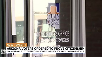 Probleem met kiezersregistratie in Arizona dwingt sommigen om burgerschap te bewijzen