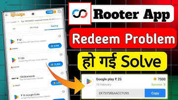Rooter App Redeem Problem Solve LatestUpdate 2025 | Rooter App New Update |RooterApp 2025 | LxT 