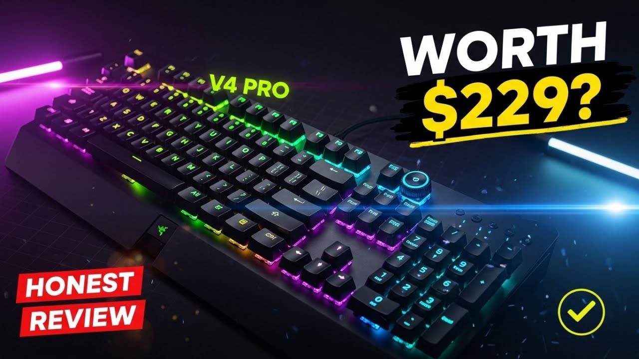 Обзор Razer BlackWidow V4 Pro — стоит ли она 229 долларов? (Честное мнение)