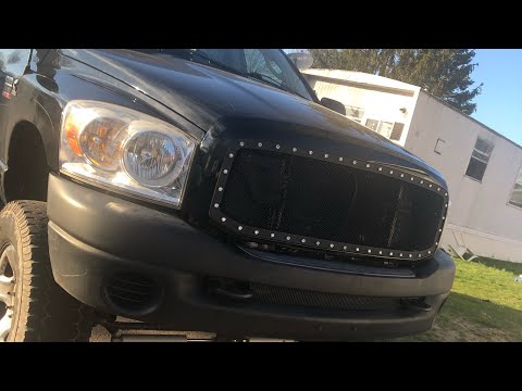 How to install 06-08 Dodge Ram 2500 grill