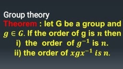 Group theory, prove that the order of an element g in G is equal to the order of its inverse
