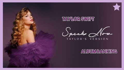 Taylor Swift - SPEAK NOW (TAYLOR