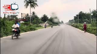 OVER 40 FUEL ⛽️ STATIONS  BETWEEN OHANZE TO UKPAKIRI ALONG IKOTEKPENE ROAD 