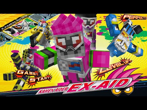 Addon'S Kamen Raider's Ex-Aid MCPE-MCBE 1.21.100+ | Addons Minecraft Pe-Be
