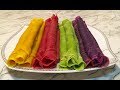 Цветные Блины / Colored Pancakes / Разноцветные Блины / Красивые Блины На Масленицу