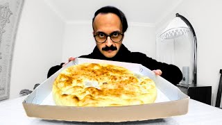 البيتزا القوقازية المحشية بالفول