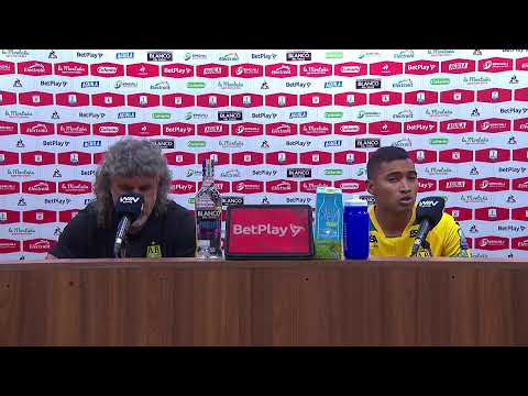 Rueda de prensa de Bucaramanga tras su partido con América