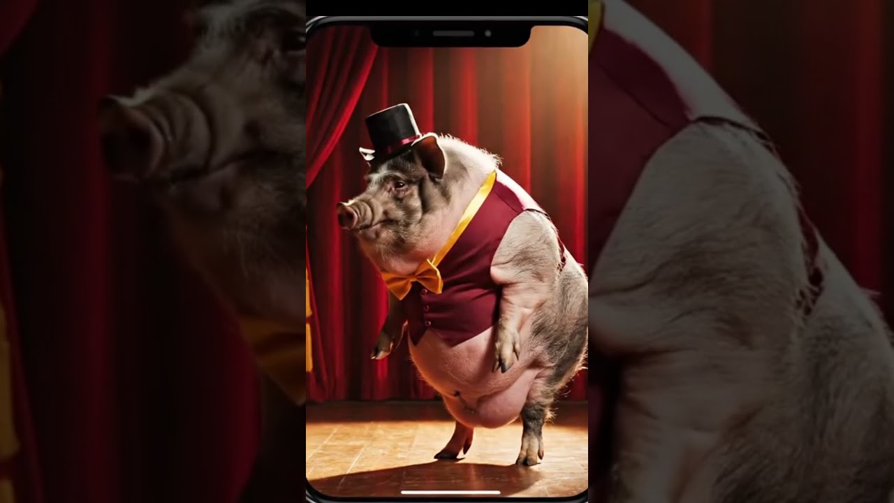 POV: When the pig has more drip than you 🐷💧