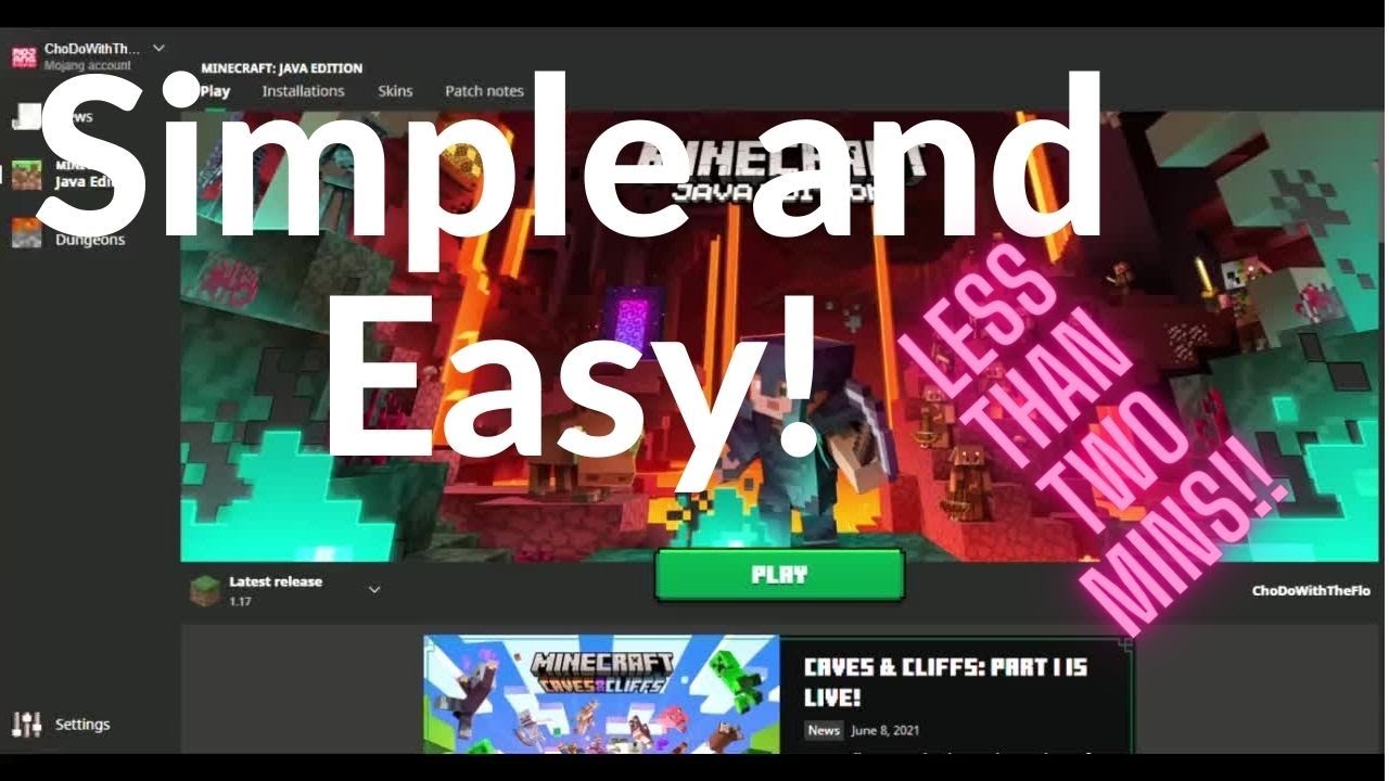 Tutorial: How to Switch Versions in Minecraft: Java Edition - YouTube
