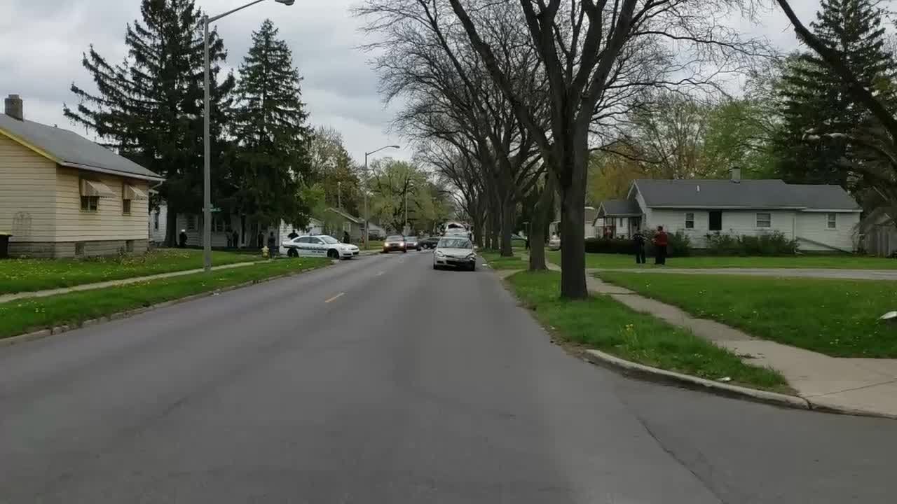 Scene video: Police pursuit and FWPD crash