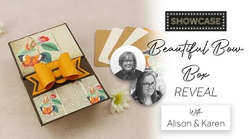 Alison and Karen Introduce the Beautiful Bow Display Box Showcase Die Set | Tonic Studios
