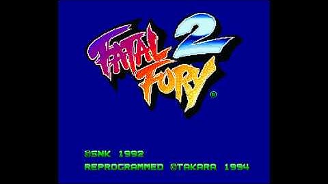 Fatal Fury 2 (Super Nintendo) - (Opening & Demo Loop)