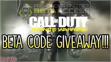 IW BETA CODES GIVEAWAY!!! [INFINITE WARFARE BETA CODES FREE]