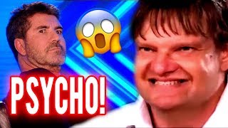 Top 5 Most Psychopathic Auditions Ever! CRAZY CONTESTANTS! X Factor\/Talent\/Idol