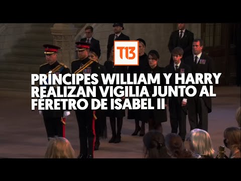EN VIVO | Príncipes William y Harry realizan vigilia junto al féretro de Isabel II