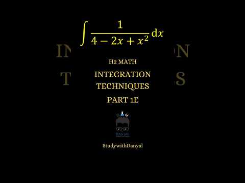 Integration Techniques Part