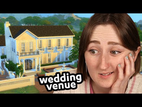 I Got Married Irl So I Built A Wedding Venue In The Sims