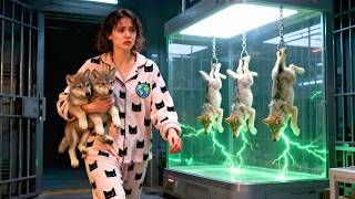 Elle a désactivé la grille du piège à loups et est ressortie avec trois petits qui étaient restés...