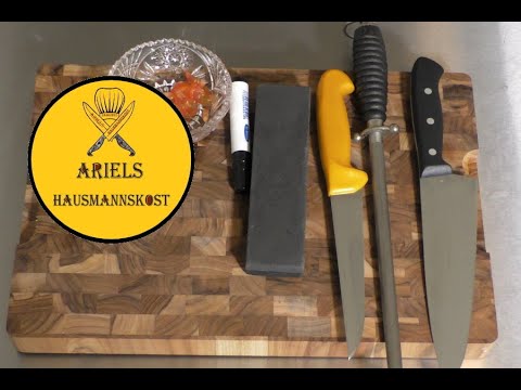 Schulungsvideo: Messer schleifen und schärfen auf den ...