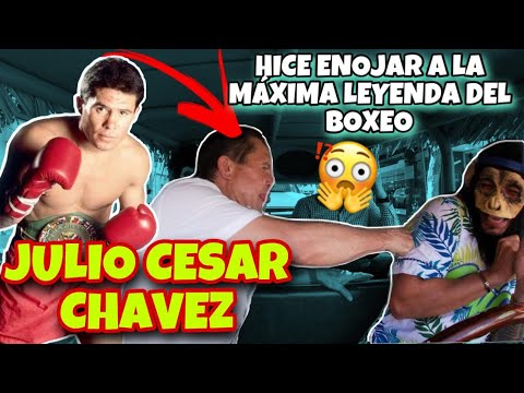 JULIO CESAR CHAVEZ haciendo corajes con el chango 0te