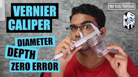 How to use a Vernier Caliper // Reading with Zero Error