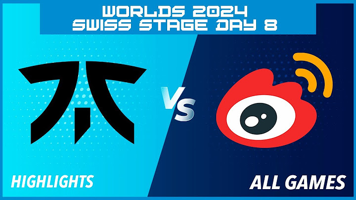 FNC vs WBG Highlights ALL GAMES - Worlds 2024 Swiss Stage Day 8 - Fnatic vs Weibo Gaming