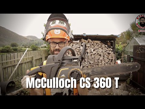 A Very Special Chainsaw - McCulloch CS 360 T - Firewood 2021
