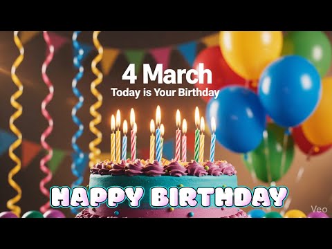 4 March| Happy Birthday to you| Happy Birthday Song|@Edit_with_Varghese