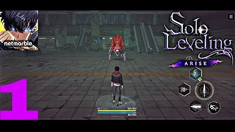 Solo leveling Arise:Gameplay walk through part 1(ANDROID, IOS) -CHAPTER 1