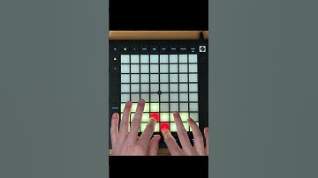 Made a beat with a TikTok song #novation #launchpad #ableton #music  #fingerdrummer #beats