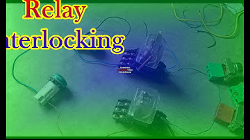 Relay interlocking Practical # Two Relay interlocking wiring diagram