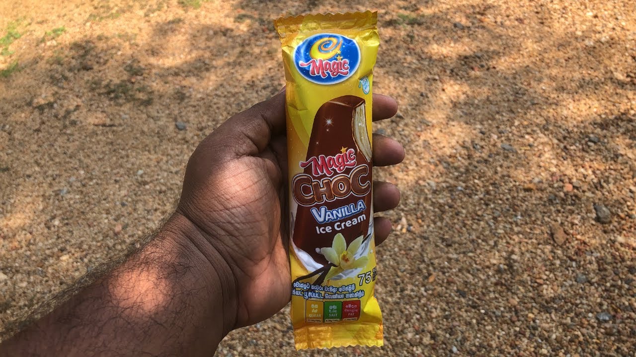 Cargills Magic Vanilla Choc Ice Cream asmr Review YouTube