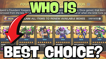 RANKING ALL CHAMPIONS IN THE BOX - MCOC