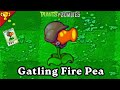 Fire Gattling Pea - New Plant in Plant vs Zombies Mod