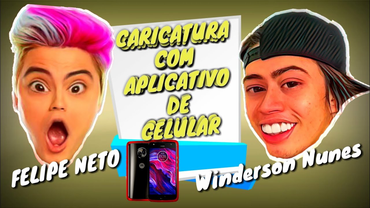 COMO FAZER CARICATURA SUPER FÁCIL COM APLICATIVO DE CELULAR