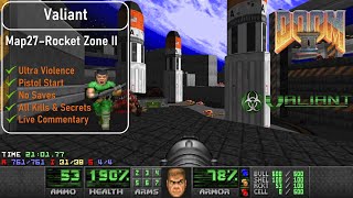 Valiant Map27 - Rocket Zone II [Doom 2, UV, Pistol, 100%]