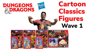Hasbro Dungeons & Dragons Cartoon Classics Figures Wave 1 Unboxing Review